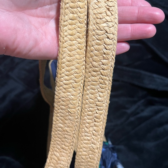 Draper James Straw Summer Bag, Beach Bag with Scarf - Picture 6 of 8